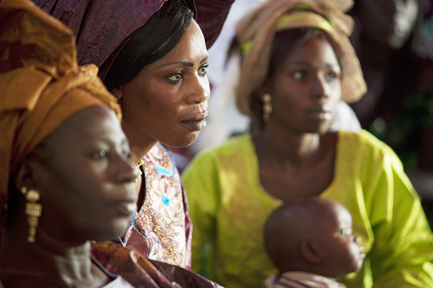 Women in a village in Thies province, Senegal, are trained to become community health workers.