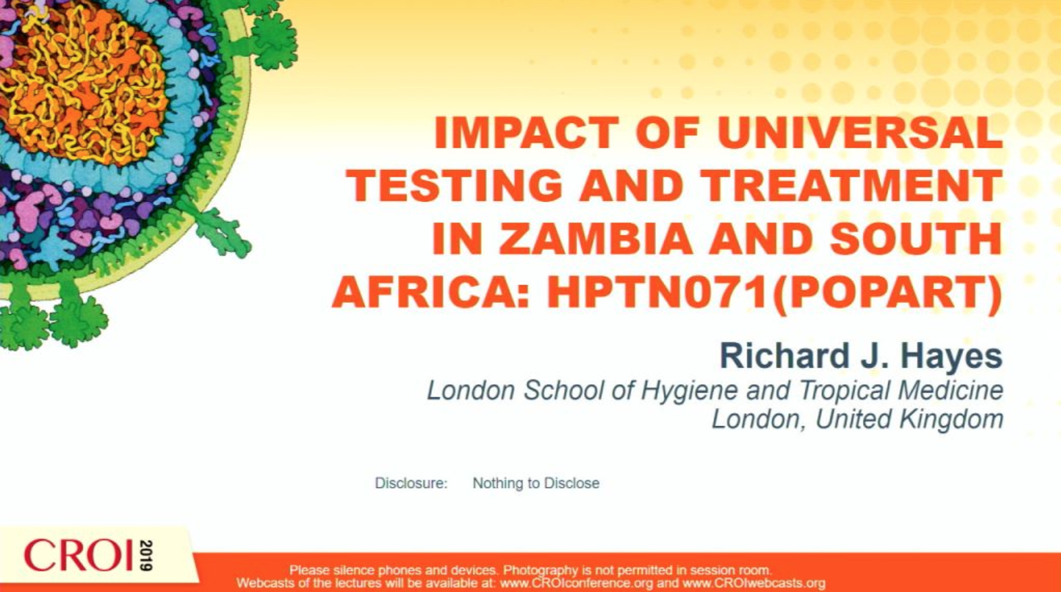 HIV Prevention Trial HPTN01 (PopART) Shows 30% Decline in New HIV Infection Rate