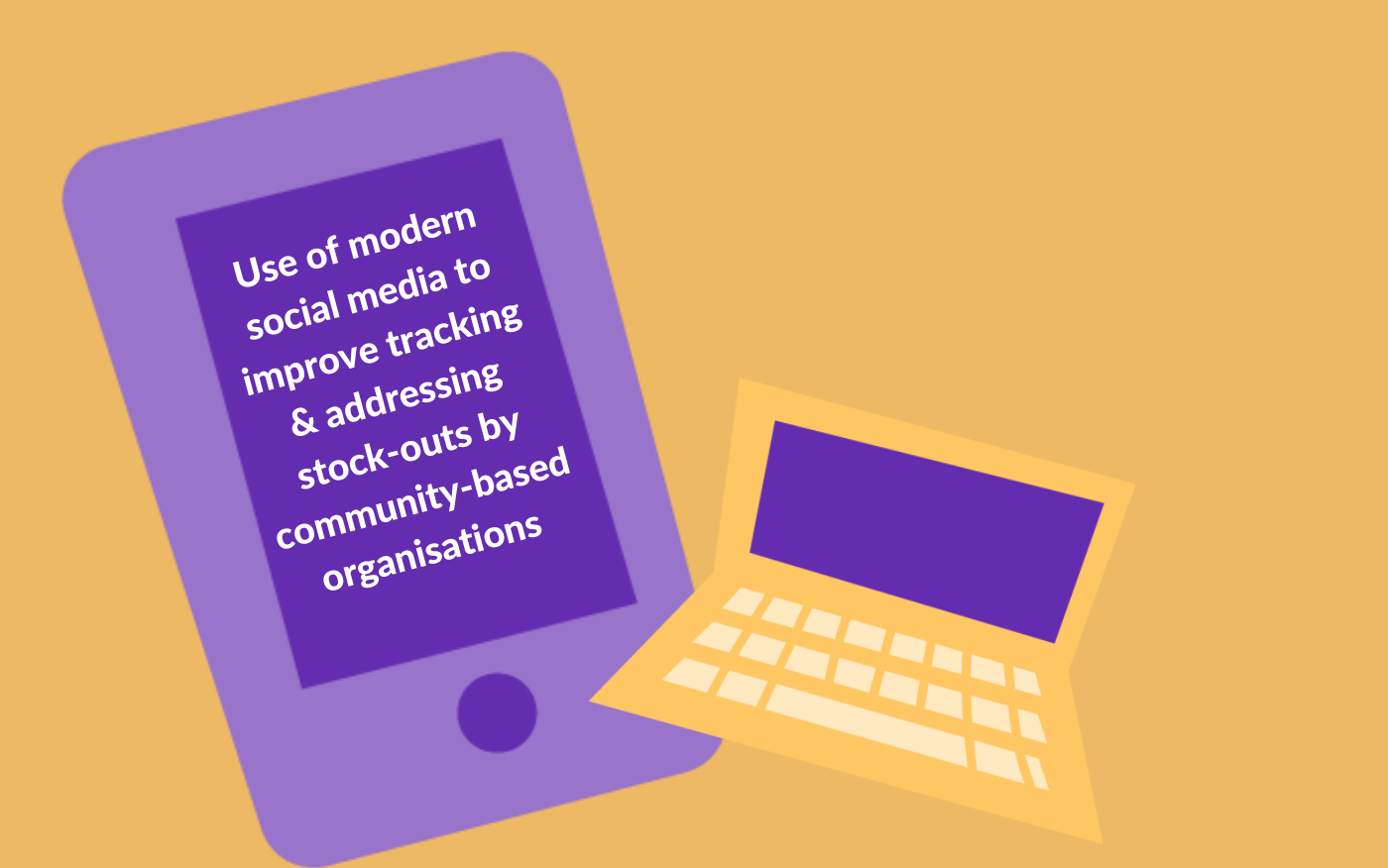 Use of modern social media to improve tracking and addressing stock-outs by community-based organisations