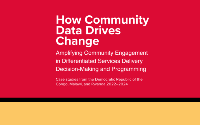 How Community Data Drives Change case studies